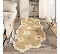 & Washable ArtificialCarpet with NonSlip Backing for Easy MaintenanceIrregu Design Perfect for Cozy Home Décor