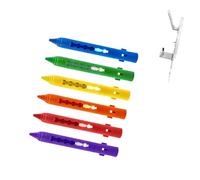 Washable Bath Crayon for Toddler Doodling Drawing Easy to Grip Pull Push Crayon Drawing Pen for Kid Birthday Halloween Safe Face Paint Stakes