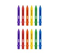 Washable Bath Crayon for Toddler Doodling Drawing Easy to Grip Pull Push Crayon Pen for Kid Birthday Halloween Family Fun Set