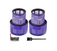 Washable Big Filter Post-Filter Unit Compatible With Dyson V10 Sv12 Cyclone Animal Absolute Total Clean Cordless Vacuum Cleaner Replacement (Color : 2pcs Filter Kit)