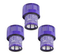 Washable Big Filter Unit Cyclone Animal Absolute Total Clean Cordless Vacuum Cleaner, Replace Filter，Compatible For Dyson V10 Sv12 (Color : 3pcs)