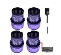 Washable Big Post Filter Fit for Dyson V11 V15 Sv14 Cordless Vacuum Cleaner Parts Replacement (Color : 4pcs Filter Kit) (Color : 6pcs Filter Kit)