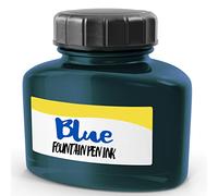 WASHABLE Blue Fountain Pen Ink Bottle - Refill for Caligraphy Pens, Brush Pens & Various Types - 60ml