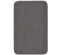 Washable Bordered Dark Grey Rug | 110D - 57X90 cm