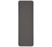 Washable Bordered Dark Grey Rug | 110D - 67X200 cm