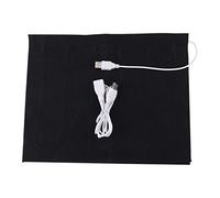 Washable Carbon Fiber Heating Pad usb heating pad 1pc 35?-50? 5V USB Electric Cloth Heater Pad Heating Element heating pad with usb plug for car for Clothes Seat Pet Warmer 9.05×11.41inch Heating Pads