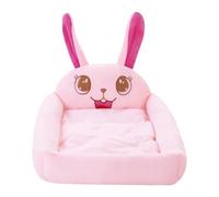 Washable Cat Bed - For 45cm Cartoon Rabbit Shaped Pet Pillows, Soft Calming Mat With Detachable Design | Cozy Sleeping Space Al Co