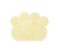 Washable Cat Litter Pad for Indoor Boxes Control Chaos Non-Slip Carpet for Kittens Reusable Fur Nose Hygiene Mat for Easy Cleaning (Beige, One Size)