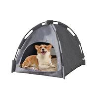 Washable Cat Teepee Bed for Indoor, Puppy Cage for Kitten | Soft Bed, Removable, Padded and Washable Pillow, a and Safe Retreat for Kat