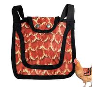 Washable Chicken Saddle | Washable Protector for Poultry | Back Protector for Small Medium Large Chickens Outdoor Care Chicken Coop | Outdoor Backyard and Chicken Coop