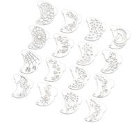 Washable Cosmetic Pattern Templates PET Texture for Quick Creative Expressions at Birthday Parties School Activity Face Painting Stencil