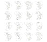 Washable Cosmetic Pattern Templates PET Texture for Quick Creative Expressions At Birthday Parties School Activity Face Art Template