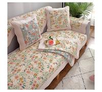 Washable Cotton Floral Patchwork Sofa Cover - Pet-friendly Furniture Protector, Slipcover For Sofa Couch(style 3,70x120cm) Style 1 110x180cm