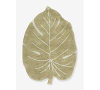 Washable Cotton Rug, Mini Monstera - LORENA CANALS green