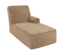 Washable CouchCovers for Chaise Lounge Single Arm Sl for Sectional Sofa Genuine Leather Right Side Stylish and Durable Protection