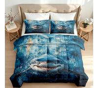 Washable Coverless Duvet King Size Shark No Cover Duvet