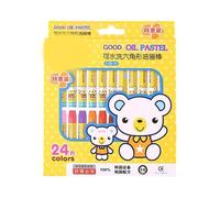 Washable Crayon 12/18/24/36 Color For Kid Toddler Age 3+ Doodling Drawing Easy To Grip Hexagonal Crayon For Little Hand Portable Set Outdoor Sketching