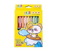 Washable Crayon 12/18/24/36 Color For Kid Toddler Age 3+ Doodling Drawing Easy To Grip Hexagonal Crayon For Little Hand Portable Set Outdoor Sketching