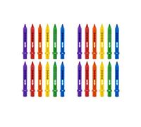 Washable Crayon Easy to Grip Water Soluble Crayon Drawing Pen for Kids Toddler Doodling Halloween Body Face Painting Washable Bath Paints