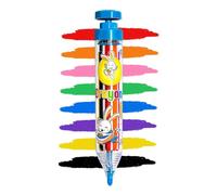 Washable Crayons for Kids Gentle Anti-Slip Pencil Supplies | Rotating Press Crayons for Children Boy Girl Artists Travel Class Home School Indoor Blue