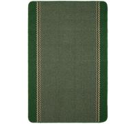 Washable Designer Bordered Green Rug | 116Gr - 100X150 cm