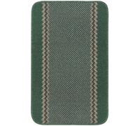 Washable Designer Bordered Green Rug | 116Gr - 50X80 cm