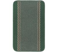 Washable Designer Bordered Green Rug | 116Gr - 67X100 cm