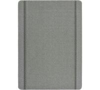 Washable Designer Bordered Grey Rug | 116G - 100X150 cm