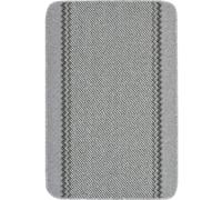 Washable Designer Bordered Grey Rug | 116G - 50X80 cm