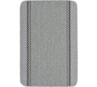 Washable Designer Bordered Grey Rug | 116G - 67X100 cm