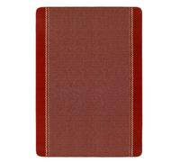 Washable Designer Bordered Red Rug | 116R - 100X150 cm