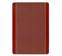 Washable Designer Bordered Red Rug | 116R - 133X190 cm