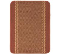 Washable Designer Bordered Terra Rug | 116T - 133X190 cm