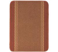 Washable Designer Bordered Terra Rug | 116T - 67X100 cm