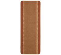 Washable Designer Bordered Terra Rug | 116T - 67X180 cm