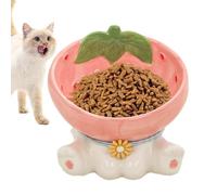 Washable Dog Bowl - Reusable Slow Feeder, Elevated Pet Feeder with Fruit Design, Puppy Bowls with Cute Style, Pet Supplies Feeding Station, Feline Bowl for Home Indoor Outdoor Use