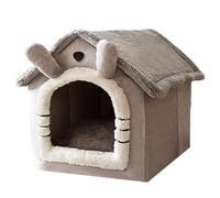 Washable Dog Cat House - Lightweight Tent Style Pet Bed, Portable Weatherproof Cat House | Grott Pet Shelter Cushion Castles