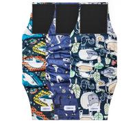 Washable Dog Diapers Male Large, Premium Belly Bands for Dogs Reusable, Pack of 3, High Absorbing Large Puppy Diapers in Incontinence or Excitable Urination and Training(L)