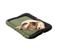 Washable Dog Mat - Soft Pet Blanket | 17.7x27 cat cushion with Raised Side Support, Non Slip kitten sleep pad, Puppy mattress for Floor Protector, Indoor cat beddings for Living Room