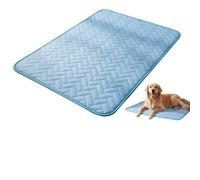 Washable Dog Pee Pad Leakproof Cooling Mat for Puppy Training Sleeping，Size XL - 100 x 70 cm, Blue
