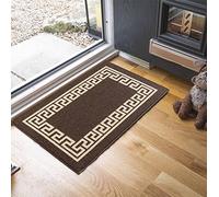 Washable Door Mat Kitchen Mats Non Slip Greek Key Design Hall Runner- Indoor Door Mat - Hallway-Passage Corridor Doormats - Floor Mat
