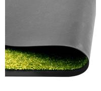 Washable Doormat Green 60 x 180 cm Non-Slip with PVC Backing, Weatherproof Dirt Trapper Mat for Indoor and Outdoor Use, Ideal as a Door Mat, Clean Mat for Hallway, Balcony, Patio