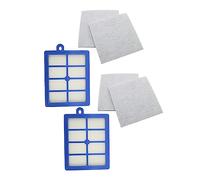 Washable Dust HEPA Filter H12 H13 + Motor Cotton Filter for Philips for Electrolux for AEG Vacuum Cleaner Parts FC8764 FC8766 FC8767 Commendable (Size : KIT-1)