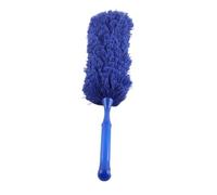 Washable Duster, Soft Chenille Tool for Car Detailing Home Furniture, Flexible Head Dust Brush for Blinds, Ceiling Fans, Bookshelves, Non Scratch Protect (Deep blue)