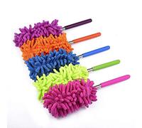 Washable Dusters for Cleaning,Feather Duster Extendable Dusting Wand 11"-30", Wet or Dry Use (5 Pcs)