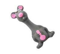 Washable Elastomer Fetch - 14x7x7cm Gray Chomp Pointer, Vocal Dummies, Care Toothpastes | Gentle Squeaker Noise Maker Training Stimulation Frustration Eliminations Tools Relief Bored