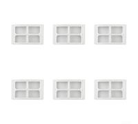 Washable Filter for Ecovacs X8 for x9 for t80 X11 - Steel Mesh Screen Set Reusable Dirt Catcher for Auto Vacuum Mop Tank Efficient Cleaning Solution(6pcs)