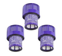 Washable Filter Hepa Unit. Compatible for Dyson. Compatible for V10 SV12 Cyclone Animal Absolute Total Clean Vacuum Cleaner Filters Spare Parts Accessories Vacuum Attachments (Color : 3Pcs)