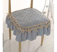 Washable Foam Chair Cushions Modern Pastoral Kitchen & Living Room Cushions Elegant 40x40 cm Rocking Chair Pads Set of 4 for Home & Patio Comfort
