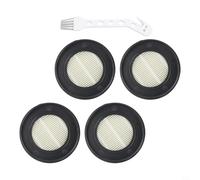 Washable For HEPA Filter Replacement for SunSare X7A- and Fieety Cordless Vacuum, Reusable Fine Dust Capture Accessories with Cleaning Brush(4 PACK)